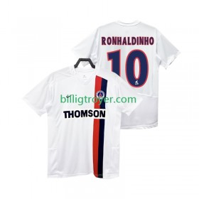 Billige Fotballdrakter Paris Saint-Germain RONHALDINHO 10 2003 Retro Bortedraktsett 2002 Kortermet